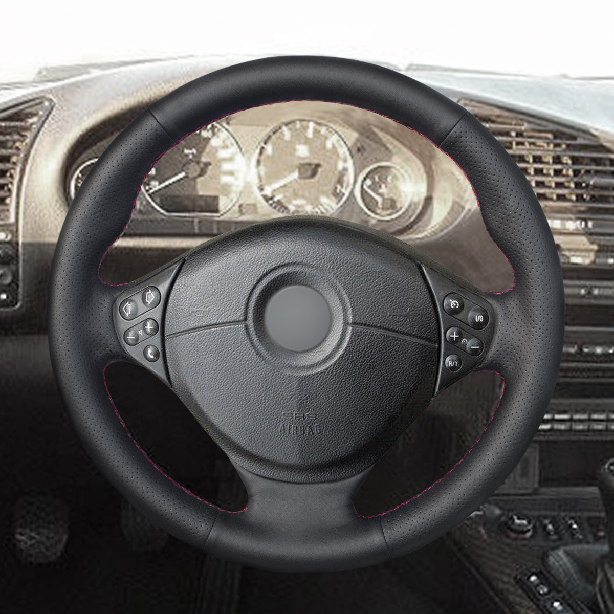 MEWANT Couvre Volant pour BMW 3 Series E36  5 Series E39 7 Series E38 Z3 M3 E36 M5 E39