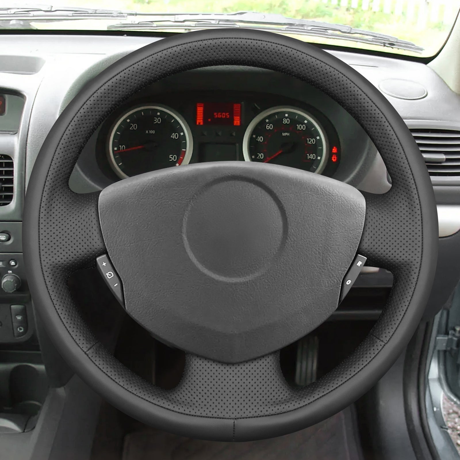 MEWANT Couvre Volant pour Renault Clio 2 2001-2008 / Twingo 2 2007-2014