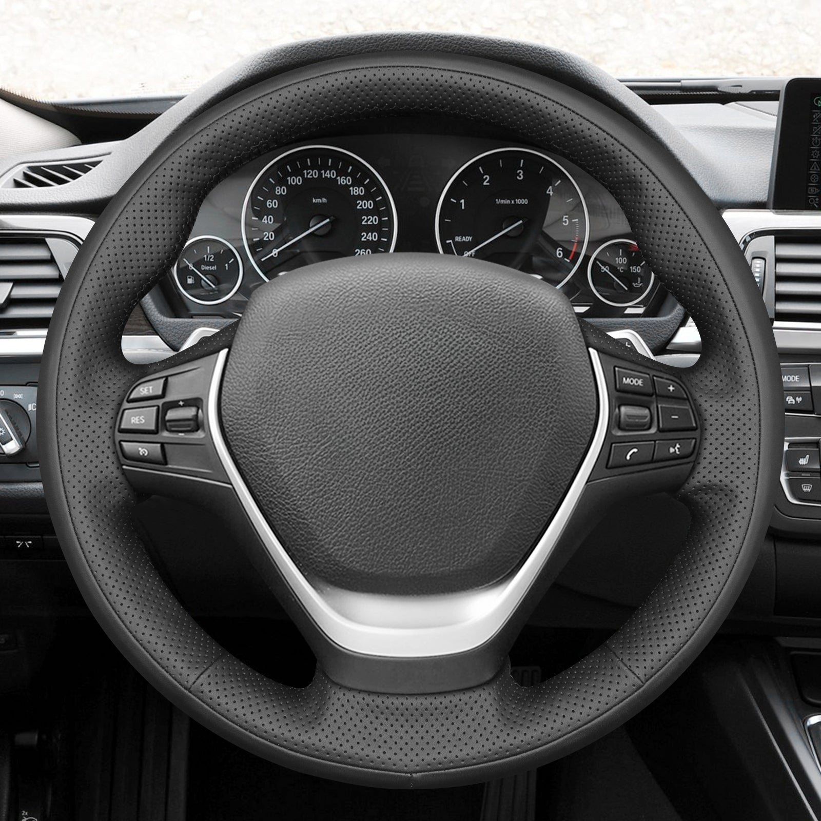 MEWANT Couvre Volant pour BMW F20 F21 F22 F30 F34 F32 F36