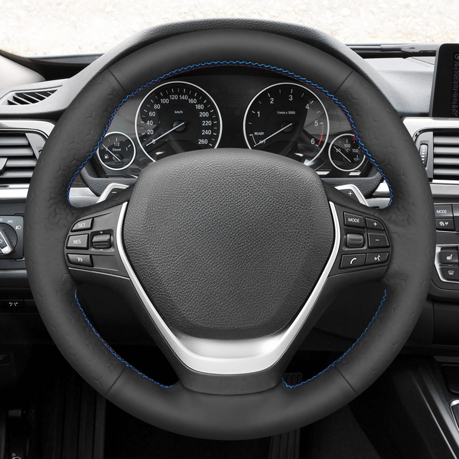 MEWANT Couvre Volant pour BMW F20 F21 F22 F30 F34 F32 F36