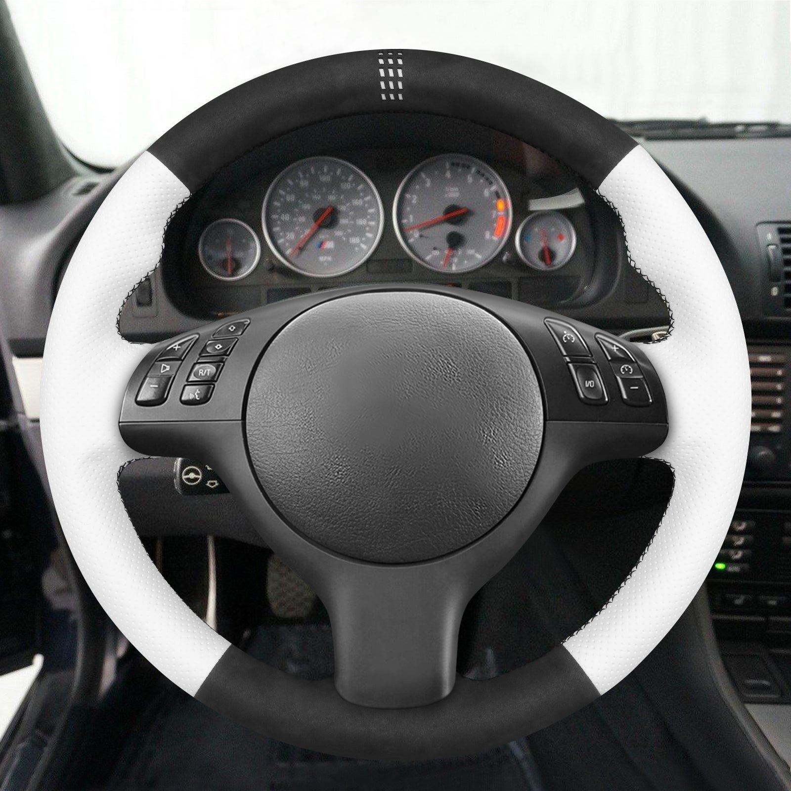 MEWANT Couvre Volant pour BMW 3 Series E46 5 Series E39 M5 E39