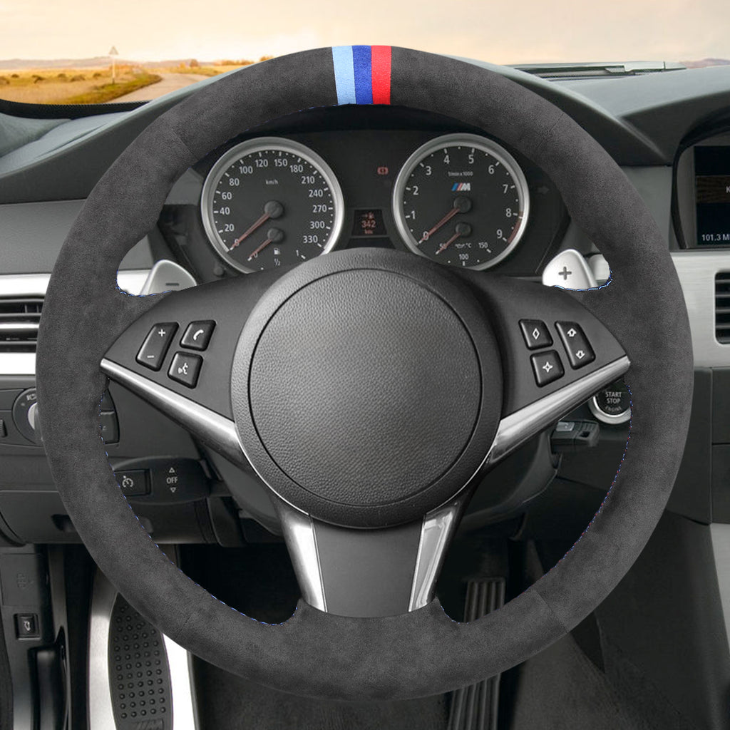 MEWANT Couvre Volant pour BMW M5 E60 E61 E63 E64