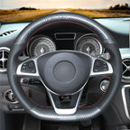 MEWANT Couvre Volant pour Mercedes-Benz C-Class W205 AMG C43 CLA-Class C117 CLS-Class C218 SL-Class R231 GLC-Class X253 C253