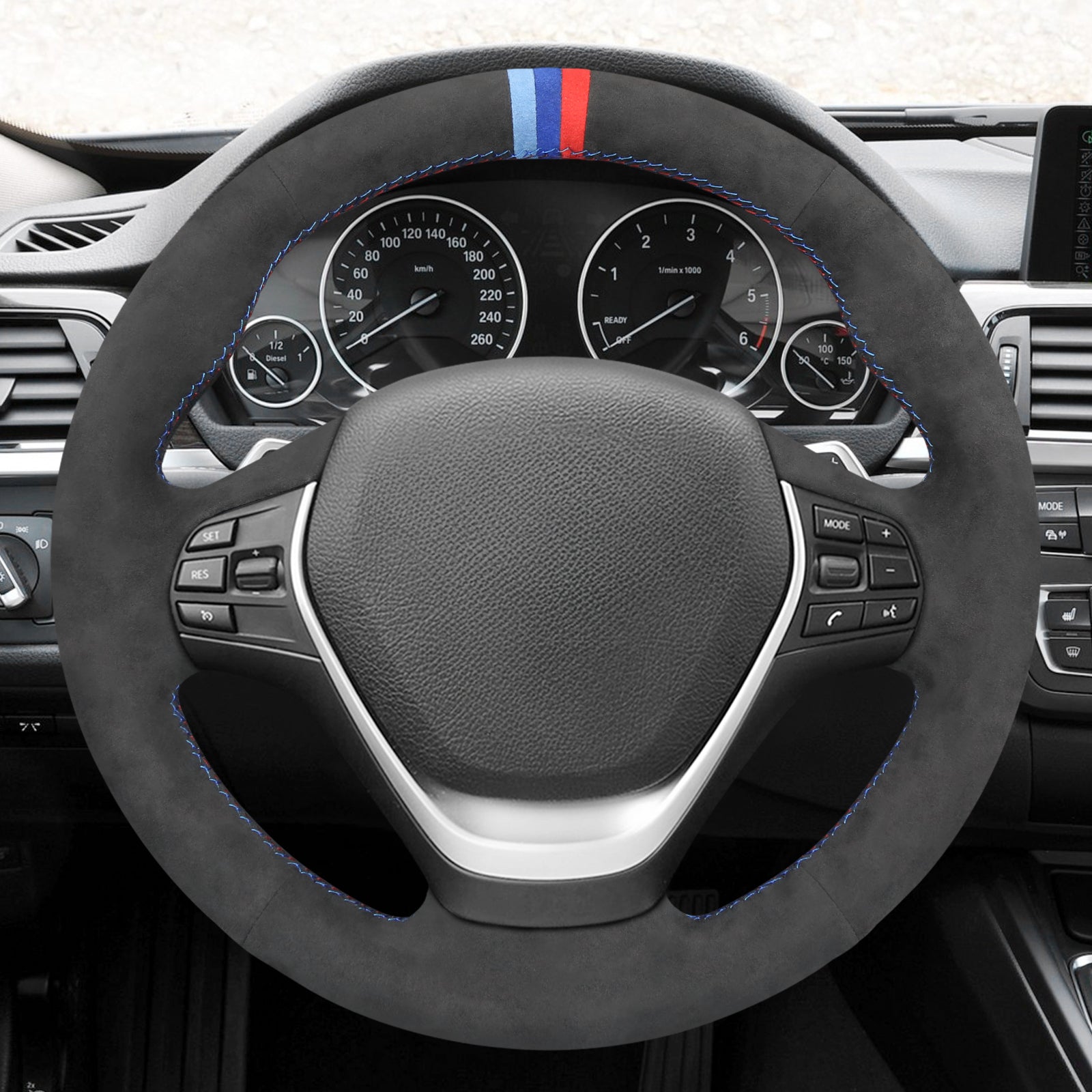 MEWANT Couvre Volant pour BMW F20 F21 F22 F30 F34 F32 F36