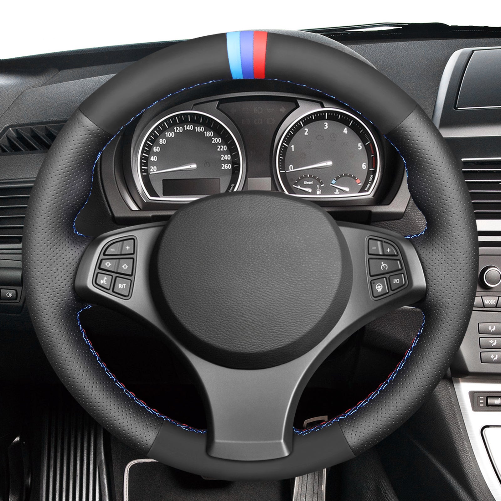 Mewant Couvre Volant pour BMW X3 (M Sport) E83 2005-2010