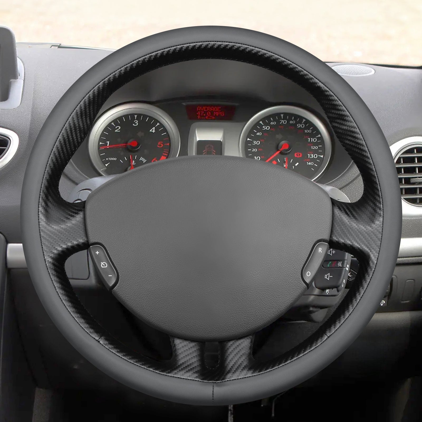 MEWANT Couvre Volant pour Renault Clio 3 2005-2012