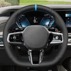 MEWANT Couvre Volant pour BMW (M Sport)5 Series G60 (Sedan) G61 (Touring) 7 Series G70 i5 G60 (Sedan) G61 (Touring) i7 G70