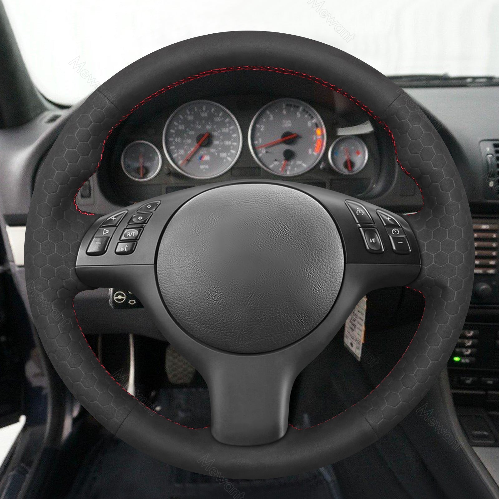 MEWANT Couvre Volant pour BMW 3 Series E46 5 Series E39 M5 E39