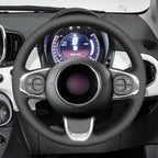 MEWANT Couvre Volant pour Fiat 500 2015-2021 / 500C 2016-2021