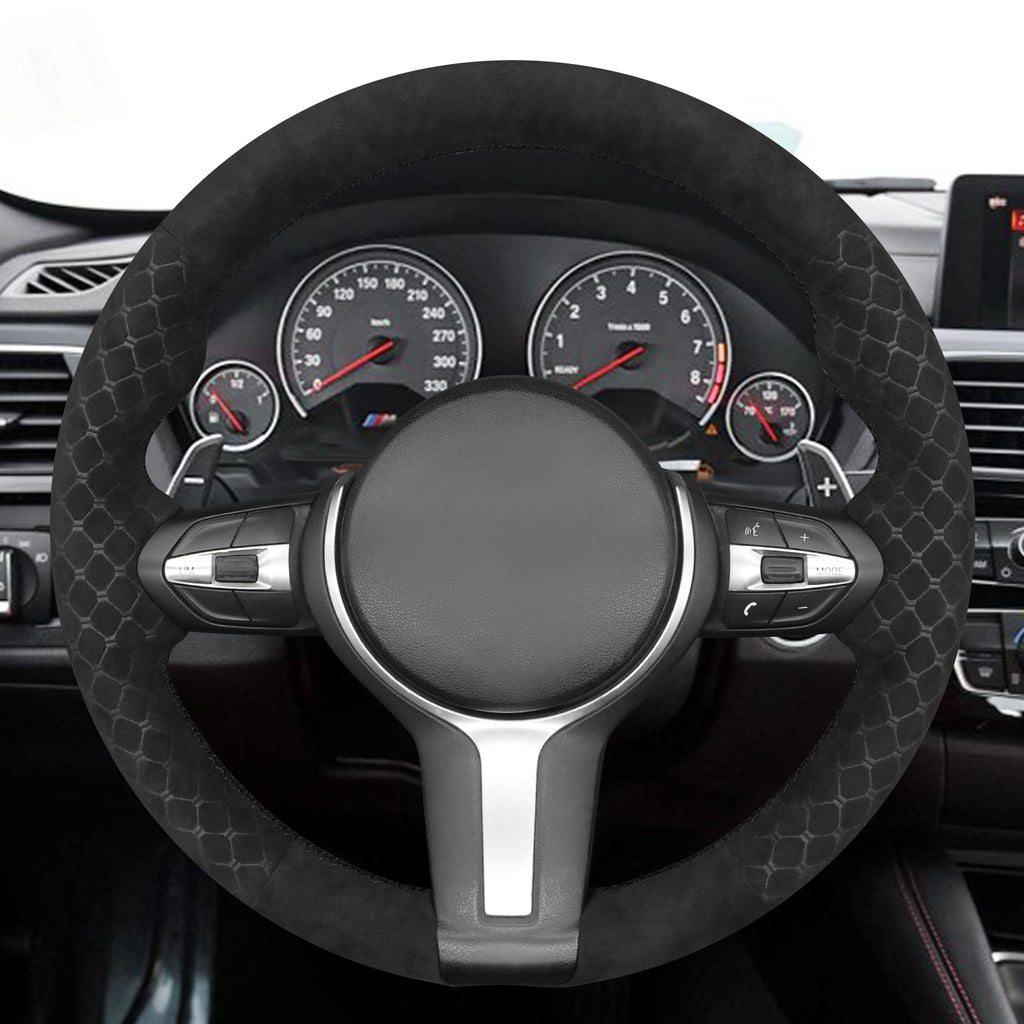 MEWANT Couvre Volant pour BMW (M Sport) X6 X5X4 X3 X2 X1 F12 F10 F32 F34 F20 F21 M135i F45 F46  F22 F23 M235i F30 F31 2015-2019