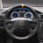 MEWANT Couvre Volant pour VW Golf 4 Passat B5 Variant Sharan Bora T4 T5 1997-2005