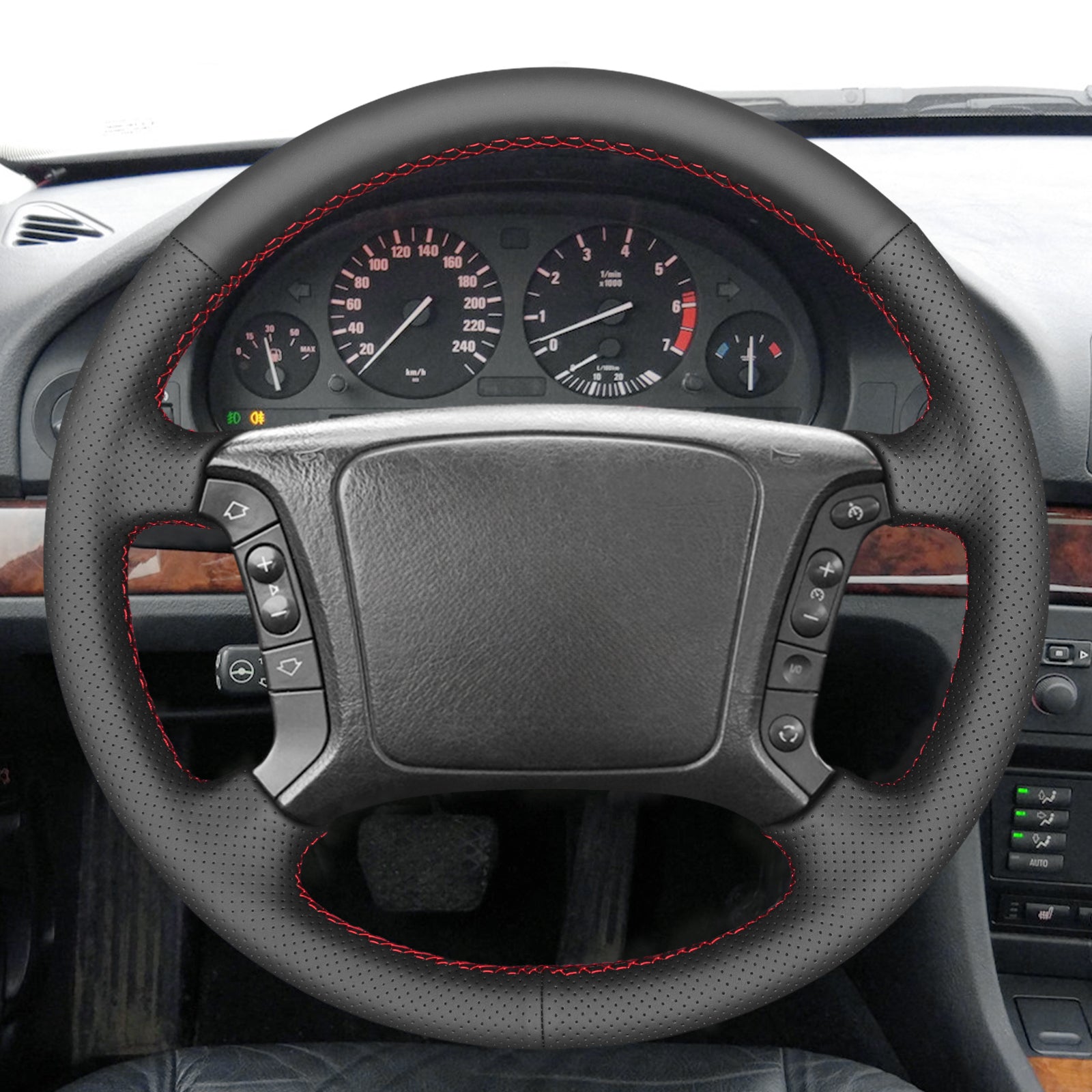 MEWANT Couvre Volant pour BMW E36 E46 E39 E38 E31 E83 E53