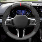 MEWANT Couvre Volant pour BMW (M Sport) 2 Series U06 (Active Tourer) 2022-2024 / X1 U11 X2 U10 2024