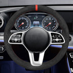 MEWANT Couvre Volant pour Mercedes-Benz A-Class (W177V177) C-Class (W205)  B-Class (W247) Citan CLA-Class (C118) E-Class (W213 GLA-Class GLS-Class Sprinter
