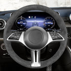 MEWANT Couvre Volant pour Mercedes-Benz W177V177 W247 W206 C118 EQA H243 EQB (X243) 2024 EQE (V295) EQV W447 GLA-Class H247 GLB-Class X247 GLC-Class X254 V-Class W447