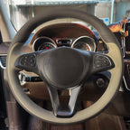 MEWANT Couvre Volant pour Mercedes-Benz A-Class B-Class C-Class CLA-Class CLS-Class E-Class (W213) EQV (W447) GLC-Class (X253C253) GLE-Class (W166C292) (W470)