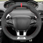 MEWANT Couvre Volant pour Peugeot 208 (GTi/GT Line/GT) / 308 (GT/GTi/GT Line) / 308 SW (GT/GT Line) / 2008 (GT Line) 2015-2019