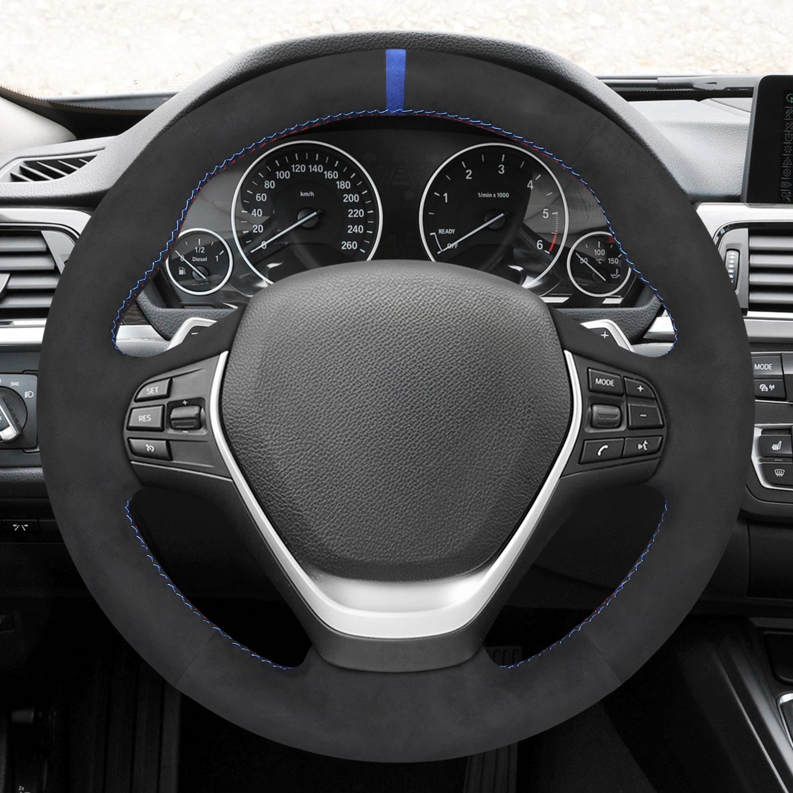 MEWANT Couvre Volant pour BMW F20 F21 F22 F30 F34 F32 F36