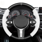 MEWANT Couvre Volant pour BMW (M Sport) X6 X5X4 X3 X2 X1 F12 F10 F32 F34 F20 F21 M135i F45 F46  F22 F23 M235i F30 F31 2015-2019