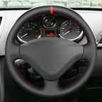 MEWANT Couvre Volant pour Peugeot 206 207 CC 207 SW Expert Partner