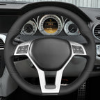 MEWANT Couvre Volant pour Mercedes-Benz C-Class W204 E-Class W212 CLS-Class C218 GLA 45 AMG X156 SL-Class R231 SLK-Class R172