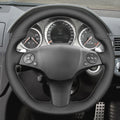 MEWANT Couvre Volant pour Mercedes-Benz AMG C63 W204 CLS-Class C219 CLS 63 E 63 AMG W212 AMG SL 63 R230SLS AMG C197 R197