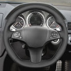 MEWANT Couvre Volant pour Mercedes-Benz AMG C63 W204 CLS-Class C219 CLS 63 E 63 AMG W212 AMG SL 63 R230SLS AMG C197 R197