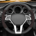 MEWANT Couvre Volant pour Benz AMG C63 W204  CLA 45 C117  C218  AMG S-Model W212  E 63 S W212 SL 63 R231