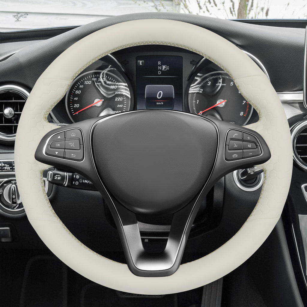 MEWANT Couvre Volant pour Mercedes-Benz A-Class B-Class C-Class CLA-Class CLS-Class E-Class (W213) EQV (W447) GLC-Class (X253C253) GLE-Class (W166C292) (W470)