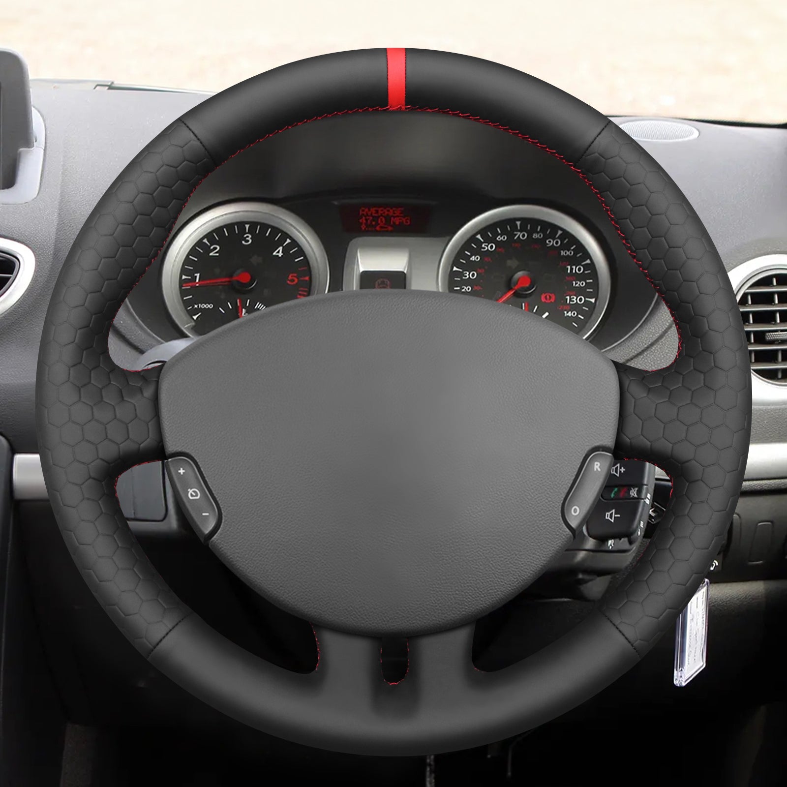 MEWANT Couvre Volant pour Renault Clio 3 2005-2012