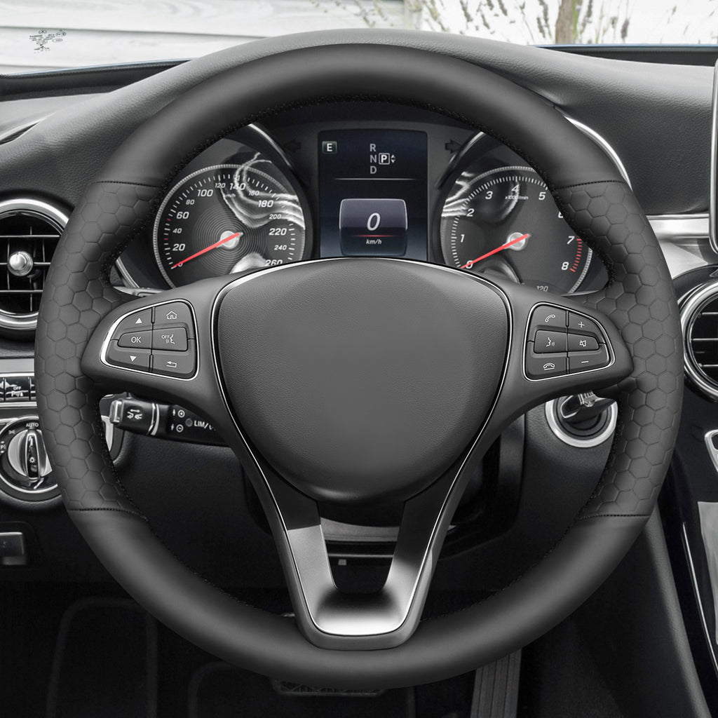 MEWANT Couvre Volant pour Mercedes-Benz A-Class B-Class C-Class CLA-Class CLS-Class E-Class (W213) EQV (W447) GLC-Class (X253C253) GLE-Class (W166C292) (W470)