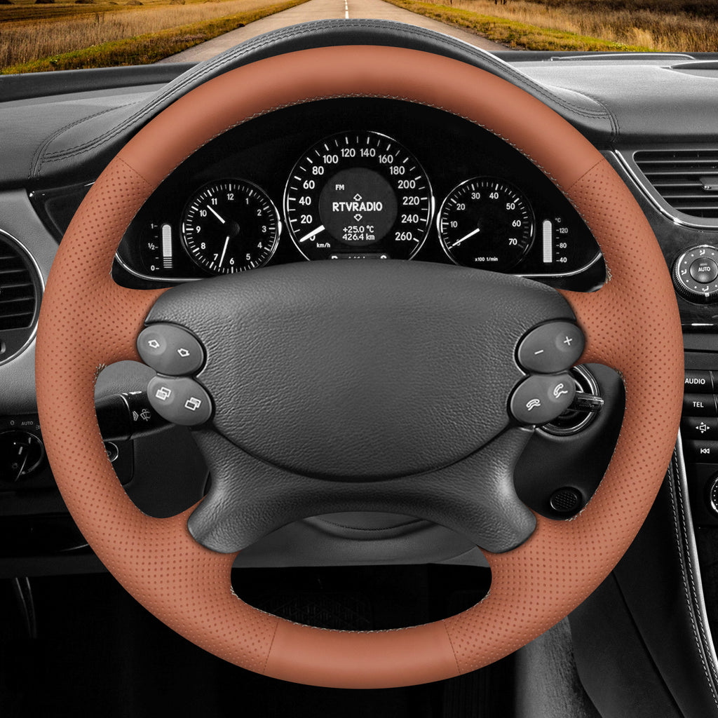 MEWANT Couvre Volant pour W211 CLK-Class C209 CLS-Class C219 G-Class W463 SL-Class R230 2003-2008