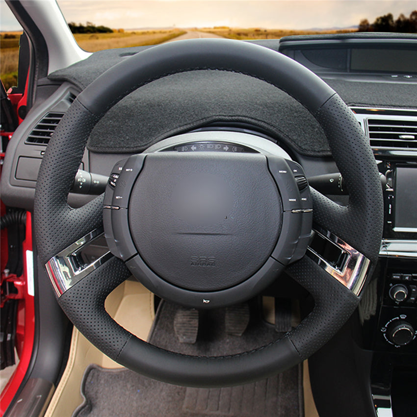 MEWANT Steering Wheel Cover for Citroen C4 Picasso 2006-2013 / Grand C4 Picasso 2007-2013