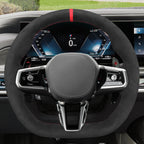 MEWANT Couvre Volant pour BMW (M Sport)5 Series G60 (Sedan) G61 (Touring) 7 Series G70 i5 G60 (Sedan) G61 (Touring) i7 G70