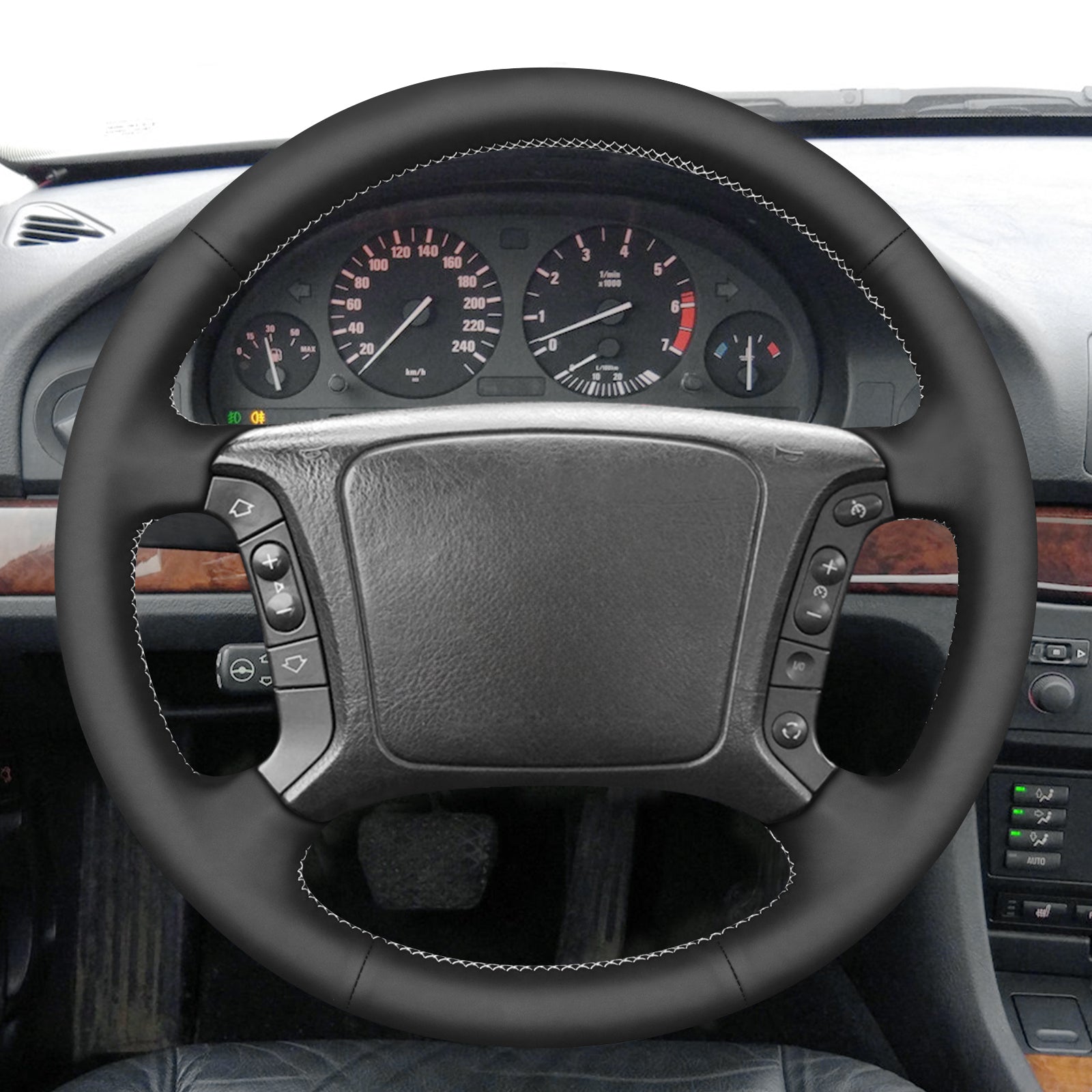 MEWANT Couvre Volant pour BMW E36 E46 E39 E38 E31 E83 E53