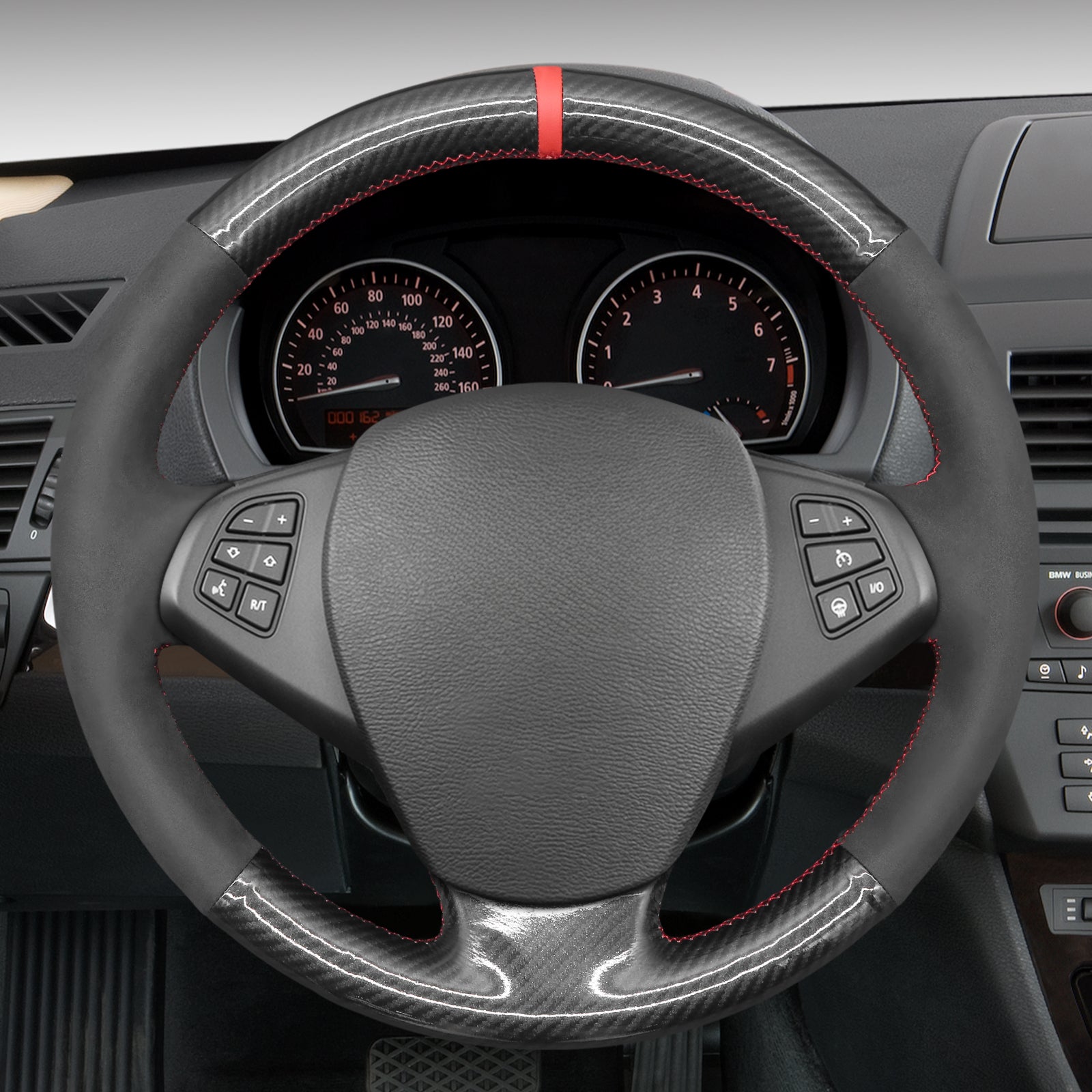 Mewant Couvre Volant pour BMW X3 E83 2005-2010