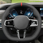 MEWANT Couvre Volant pour BMW (M Sport)5 Series G60 (Sedan) G61 (Touring) 7 Series G70 i5 G60 (Sedan) G61 (Touring) i7 G70