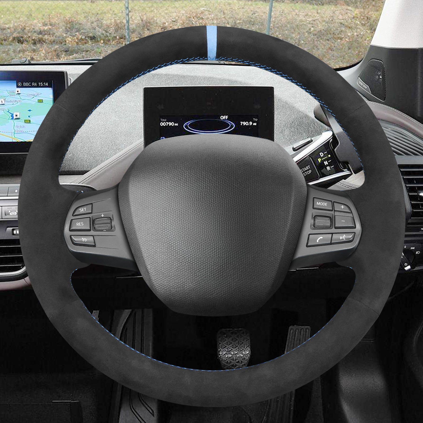 MEWANT Couvre Volant pour BMW i3 2013-2022