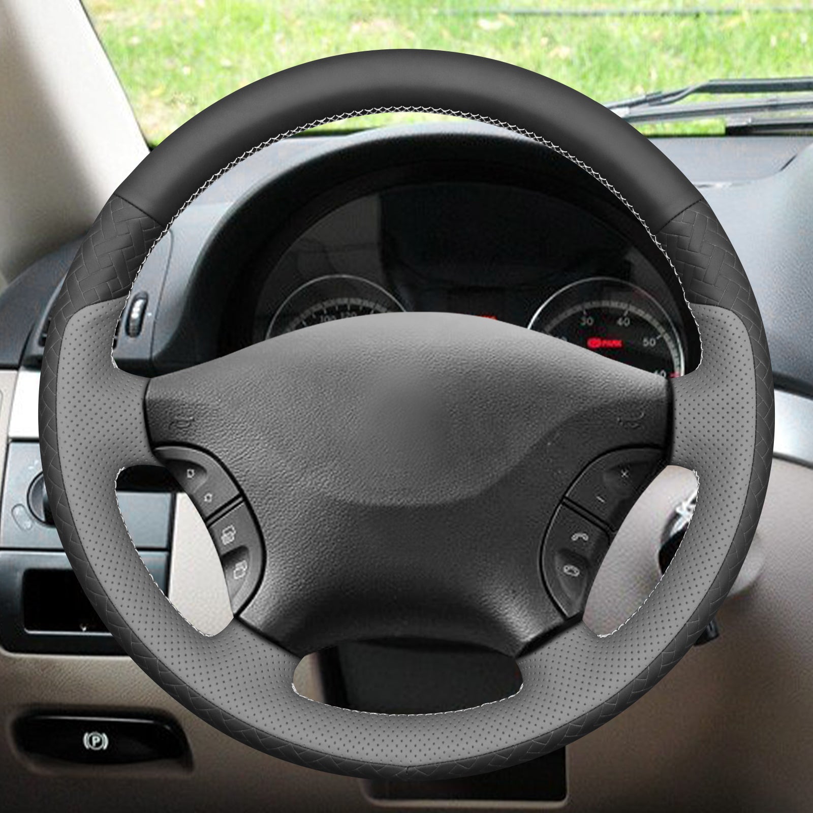 MEWANT Couvre Volant pour Mercedes-Benz Viano W639 2003-2010  Vito 2003-2014  Sprinter 2006-2013