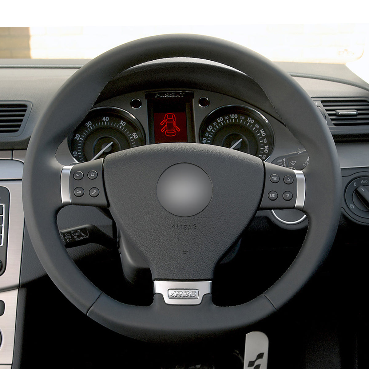 MEWANT Couvre Volant pour VW Passat R36 2008-2010