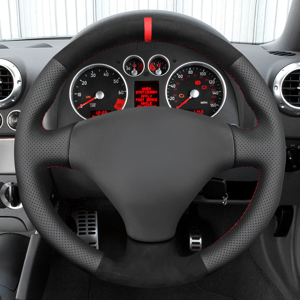 MEWANT Steering Wheel Cover for Audi A2 A3 A4 RS S4 TT 2001-2006