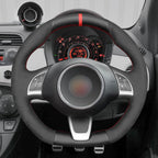 MEWANT Couvre Volant pour Fiat Abarth 500 500C 595 595C Fiat 500 (GQ/S) 500C (S)