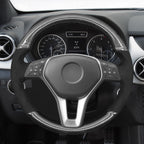 MEWANT Couvre Volant pour Mercedes-Benz B-Class W246 C-Class CLA-Class CLS-Class GLA-Class GLK X204