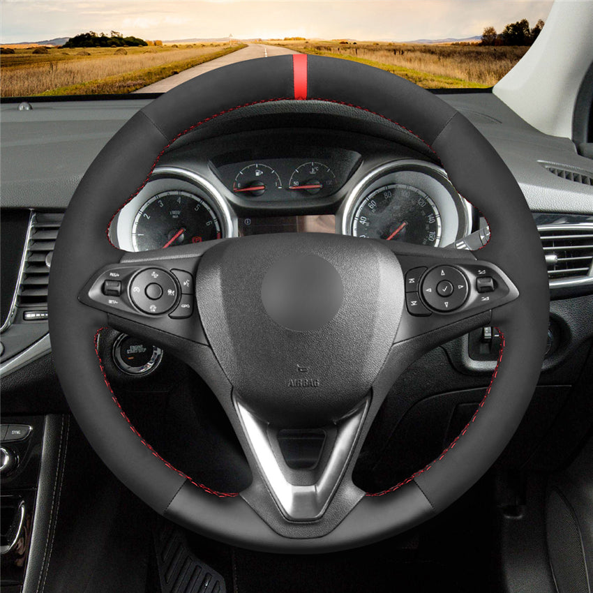MEWANT Couvre Volant pour Opel Astra (K) Corsa (E) Crossland X Grandland X Insignia (CT) B Karl Zafira (C)
