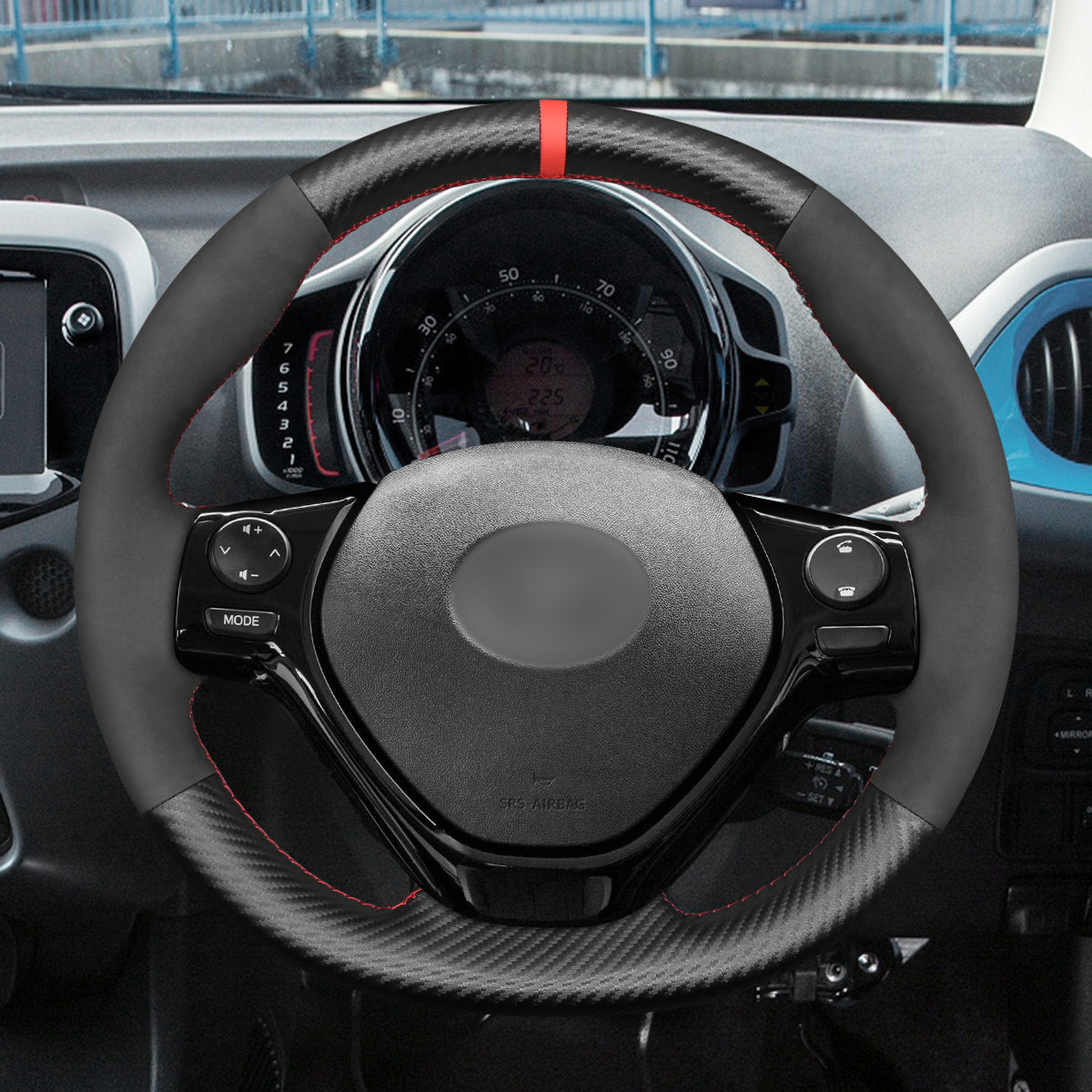 MEWANT Couvre Volant pour Peugeot 108 2014-2022