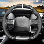 MEWANT Couvre Volant pour Citroen C3 2016-2022 / C3 Aircross 2017-2022 / C5 Aircross 2018-2022 / Berlingo 2018-2022