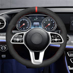 MEWANT Couvre Volant pour Mercedes-Benz A-Class (W177V177) C-Class (W205)  B-Class (W247) Citan CLA-Class (C118) E-Class (W213 GLA-Class GLS-Class Sprinter