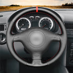 MEWANT Couvre Volant pour VW Golf 4 Passat B5 Variant Polo Bora Sharan 1997-2004