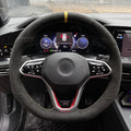 MEWANT Couvre Volant pour VW Golf 8 R-Line Golf GTI GTD GTE 8 Arteon Tiguan Touareg 2020-2021
