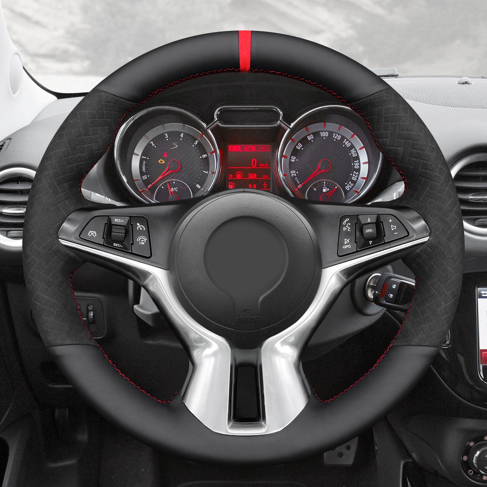 MEWANT Couvre Volant pour Opel Vauxhall Adam 2012-2020